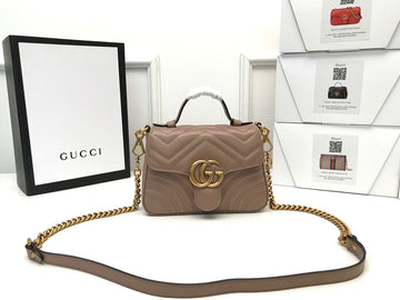 Gucci EC Marmont Mini Top Handle Bag