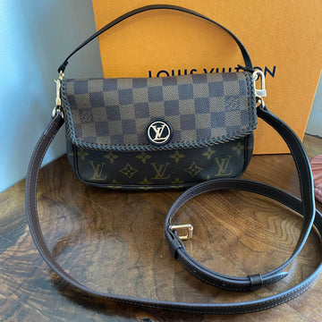 The Junco -CS Damier/Monogram Mix Crossbody Bag