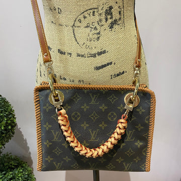 The Swan -CS Monogram in Dark Vachetta Crossbody - 2 Straps!