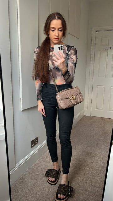 Gucci EC Dusty Pink Marmont Small Shoulder Bag (RRP £1800)