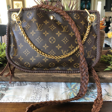 The Peacock -VS Monogram Hobo Crossbody - Brass Hardware
