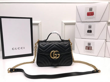 Gucci EC Marmont Mini Top Handle Bag