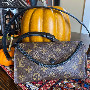 The Junco -CS Monogram in Black Crossbody Bag