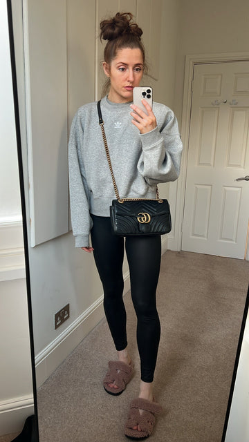 Gucci EC Black and White Marmont Small Shoulder Bag (RRP £1800)