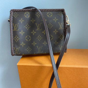The Cygnet Crossbody -CS Monogram in Brown