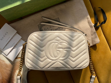 Gucci EC Marmont Small Matelasse Shoulder Bag