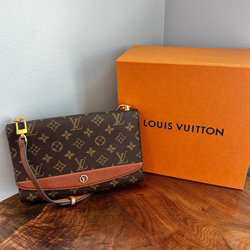 The Junco Crossbody -CS Monogram in Whiskey