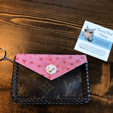 Pink DotVS Card Holder/Key Chain