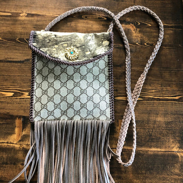 The Fringed Robin with Back Pocket -VS GG Crossbody