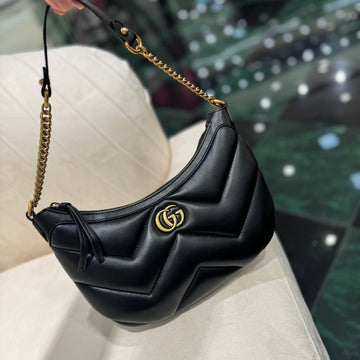 EC SMALL 26 MARMONT BAG IN BLACK CALFSKIN