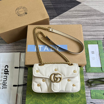 EC MARMONT SMALL 22 BAG IN WHITE LAMBSKIN