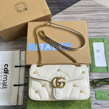EC MARMONT MEDIUM 26 BAG IN WHITE LAMBSKIN