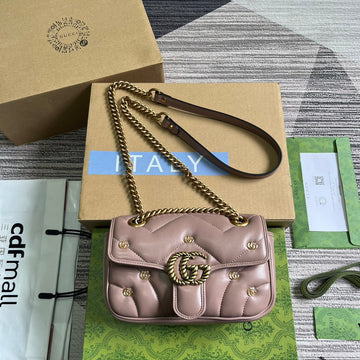 EC MARMONT SMALL 22 BAG IN HOT PINK LAMBSKIN