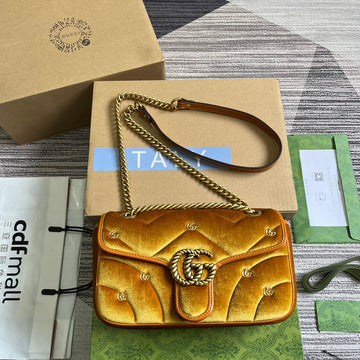 EC MARMONT MEDIUM 26 BAG IN GOLDEN VELVET