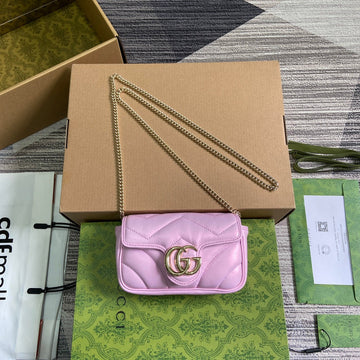 EC MARMONT 16 MINI SHOULDER BAG LIGHT PINK CALFSKIN