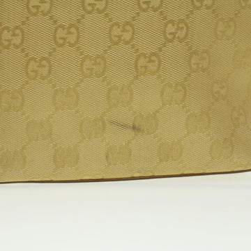 GUCCI EC Canvas Tote Bag Gold Tone 002.1099.001998  ki2751