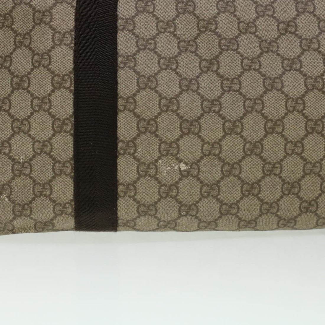 GUCCI EC Canvas Tote Bag PVC Leather Beige 141624  ki3005