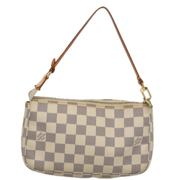 Beige Canvas Louis Vuitton Pochette Accessoires