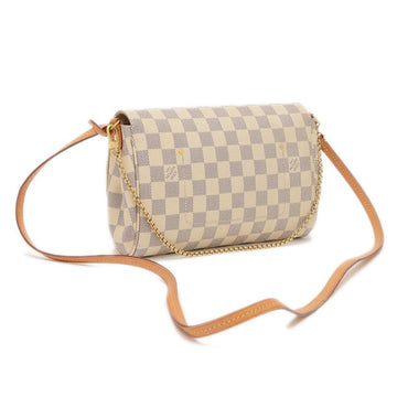 Beige Fabric Louis Vuitton Shoulder Bags