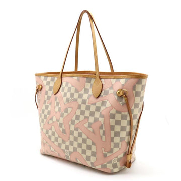 Beige Fabric Louis Vuitton Neverfull