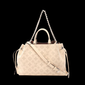 Beige Leather Louis Vuitton Mahina