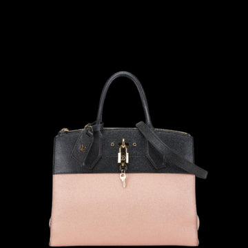 Beige Leather Louis Vuitton City Steamer