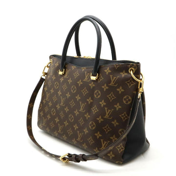 Black Canvas Louis Vuitton Handbag