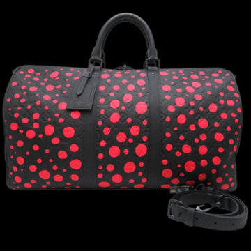Black Fabric Louis Vuitton Keepall