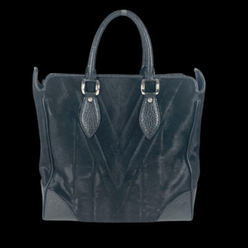 Black Leather Louis Vuitton Handbag