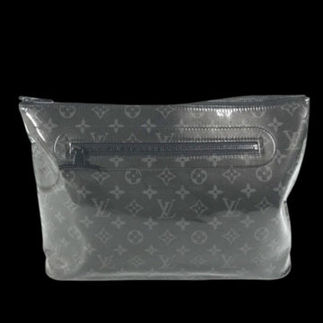 Black Leather Louis Vuitton Clutch