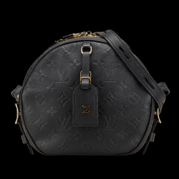 Black Leather Louis Vuitton Boite Chapeau