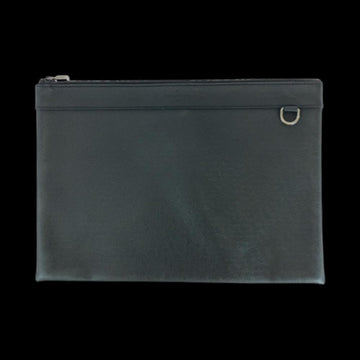 Black Leather Louis Vuitton Clutch