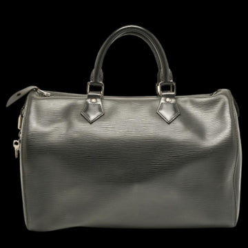 Black Leather Louis Vuitton Speedy