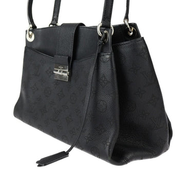 Black Leather Louis Vuitton Handbag