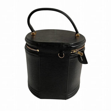 Black Leather Louis Vuitton Cannes