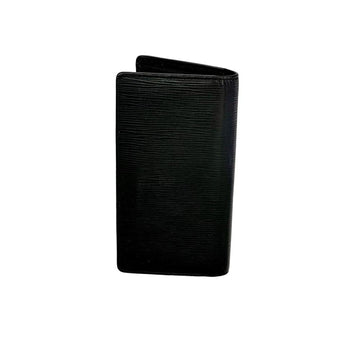 Black Leather Louis Vuitton Clutch