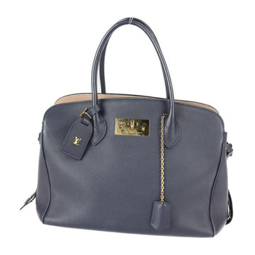 Blue Fabric Louis Vuitton Handbag