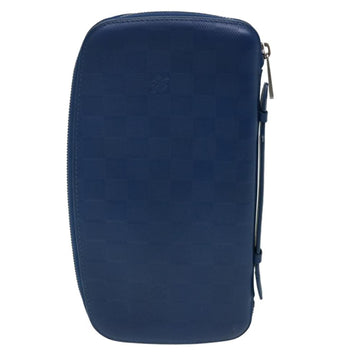 Blue Leather Louis Vuitton Clutch