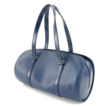 Blue Leather Louis Vuitton Soufflot