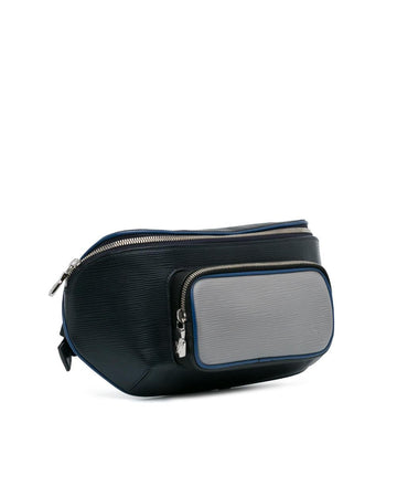 Blue Leather Louis Vuitton Belt Bags