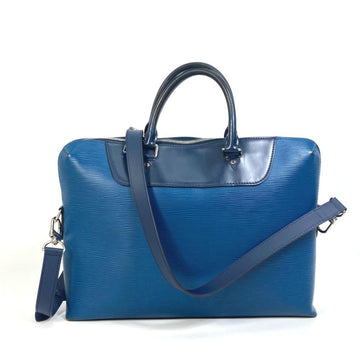 Blue Leather Louis Vuitton Bagatelle