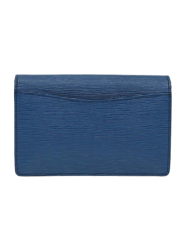 Blue Leather Louis Vuitton Clutch