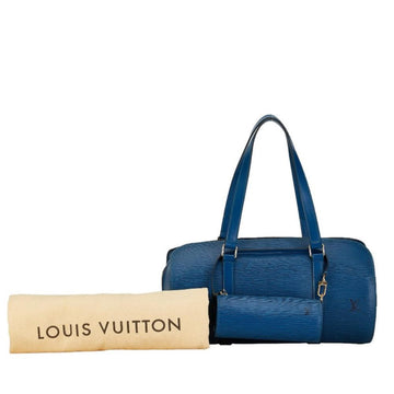 Blue Leather Louis Vuitton Soufflot
