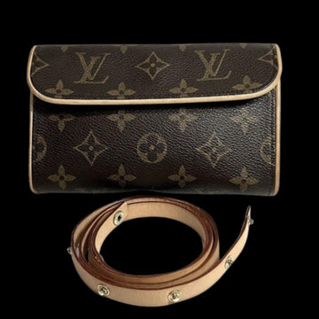 Brown Canvas Louis Vuitton Florentine Pochette