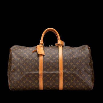 Brown Canvas Louis Vuitton Keepall
