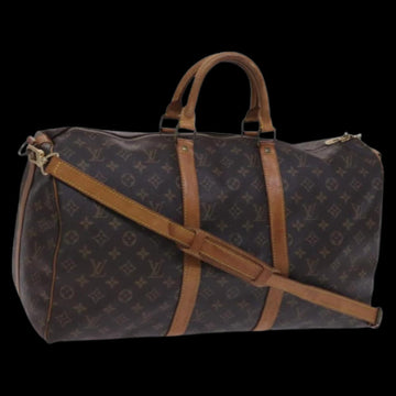 Brown Canvas Louis Vuitton Keepall
