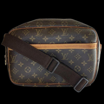 Brown Canvas Louis Vuitton Reporter
