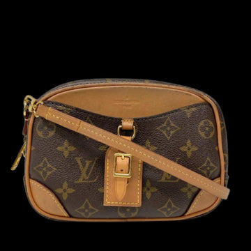 Brown Canvas Louis Vuitton Deauville