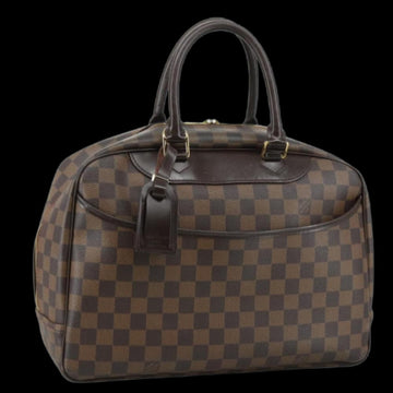 Brown Canvas Louis Vuitton Deauville