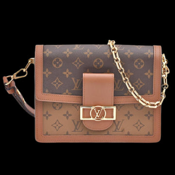 Brown Canvas Louis Vuitton Dauphine